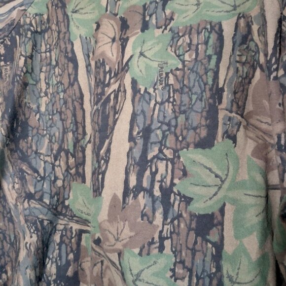 Ocoee Rabark Camouflage Jacket Men L Chamois Heavy Flannel Camo Zip Hunting Hunt - Picture 5 of 15